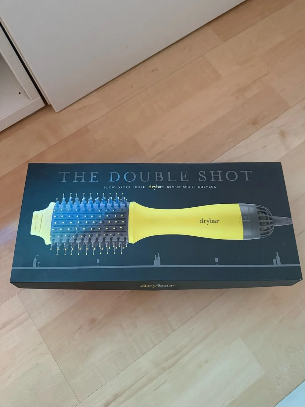 Drybar Double Shot Oval Blow-Dryer Brush in Yellow